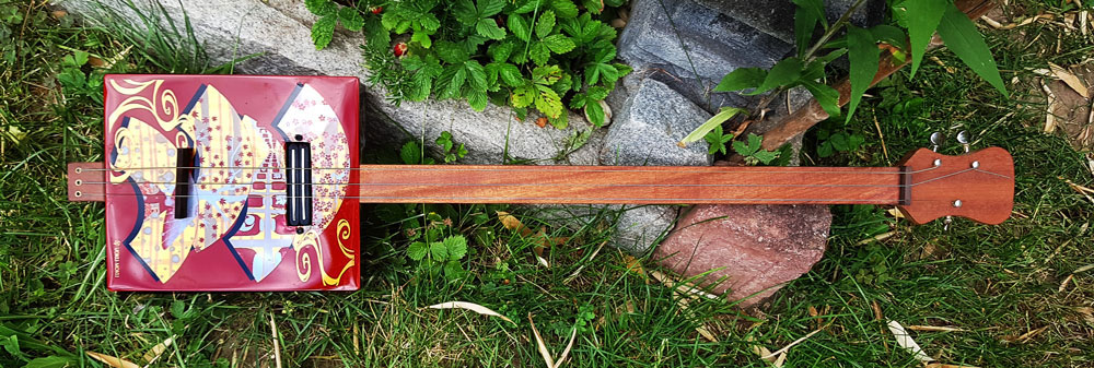 Cookie Tin Slide Guitar